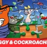 Oggy and the Cockroaches Jigsaw Puzzle